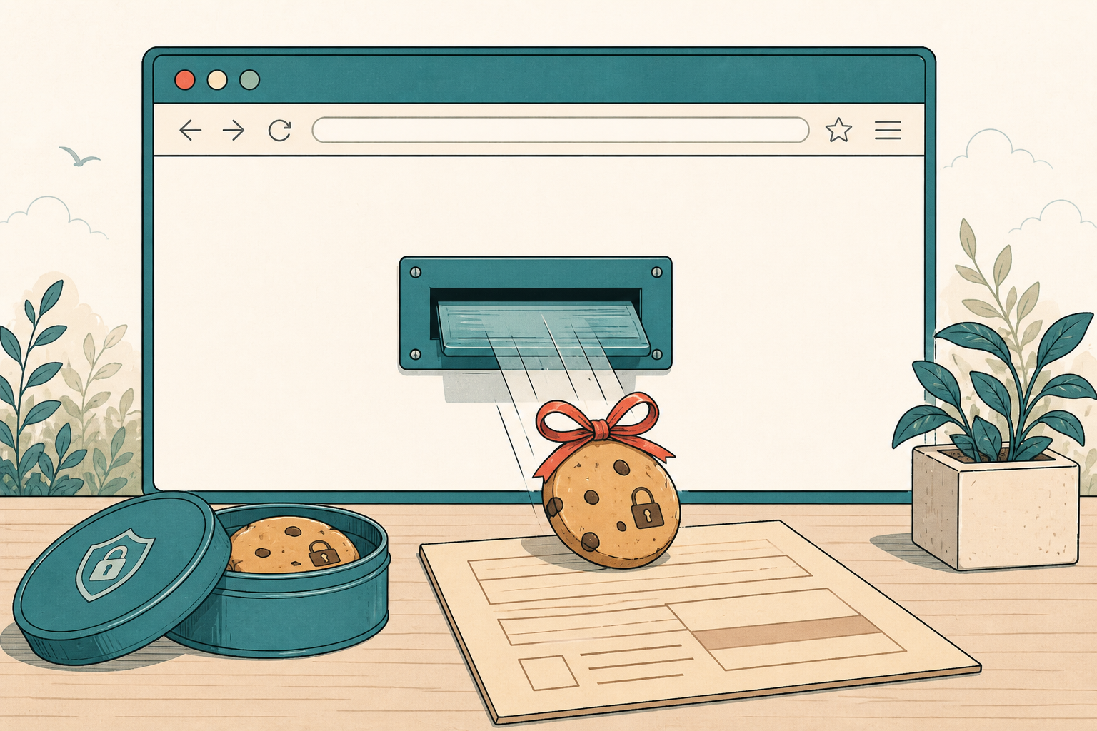 Cookie slot still life for the CSRF guide
