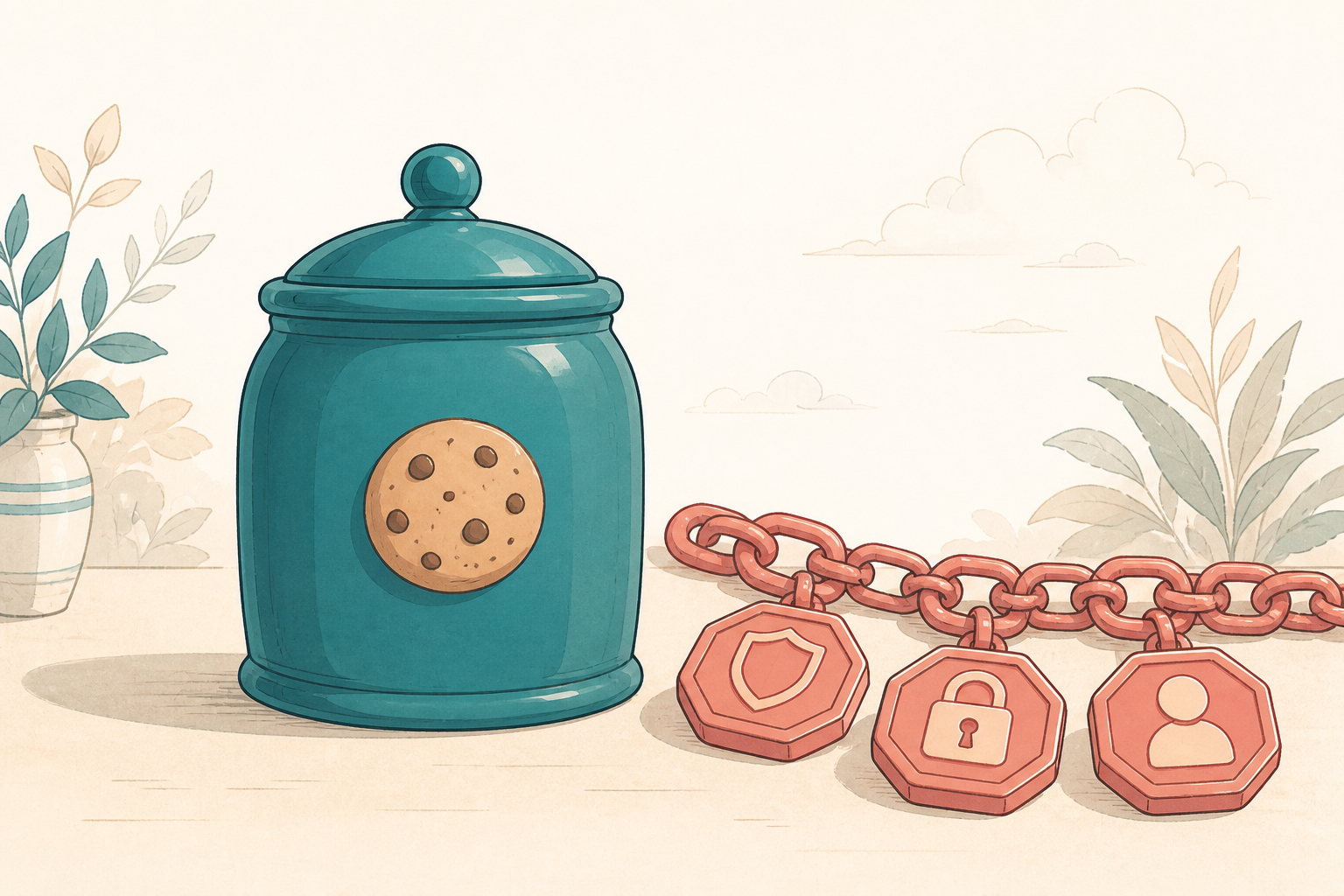 Cookie jar still life for the JWT guide